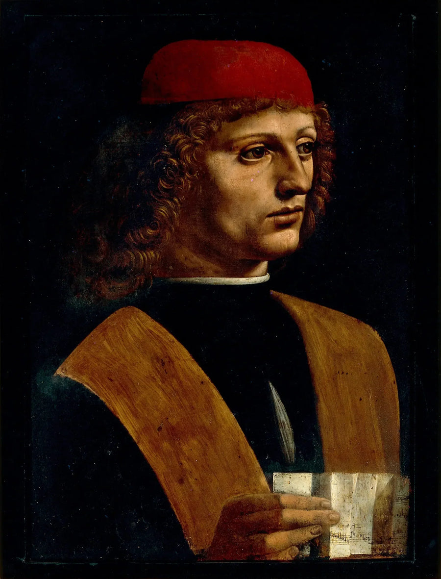 Portret van een muzikant - Leonardo da Vinci