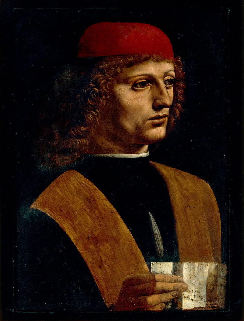 Portret van een muzikant - Leonardo da Vinci