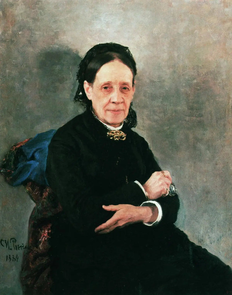Portret van N. V. Stasova - Ilya Repin