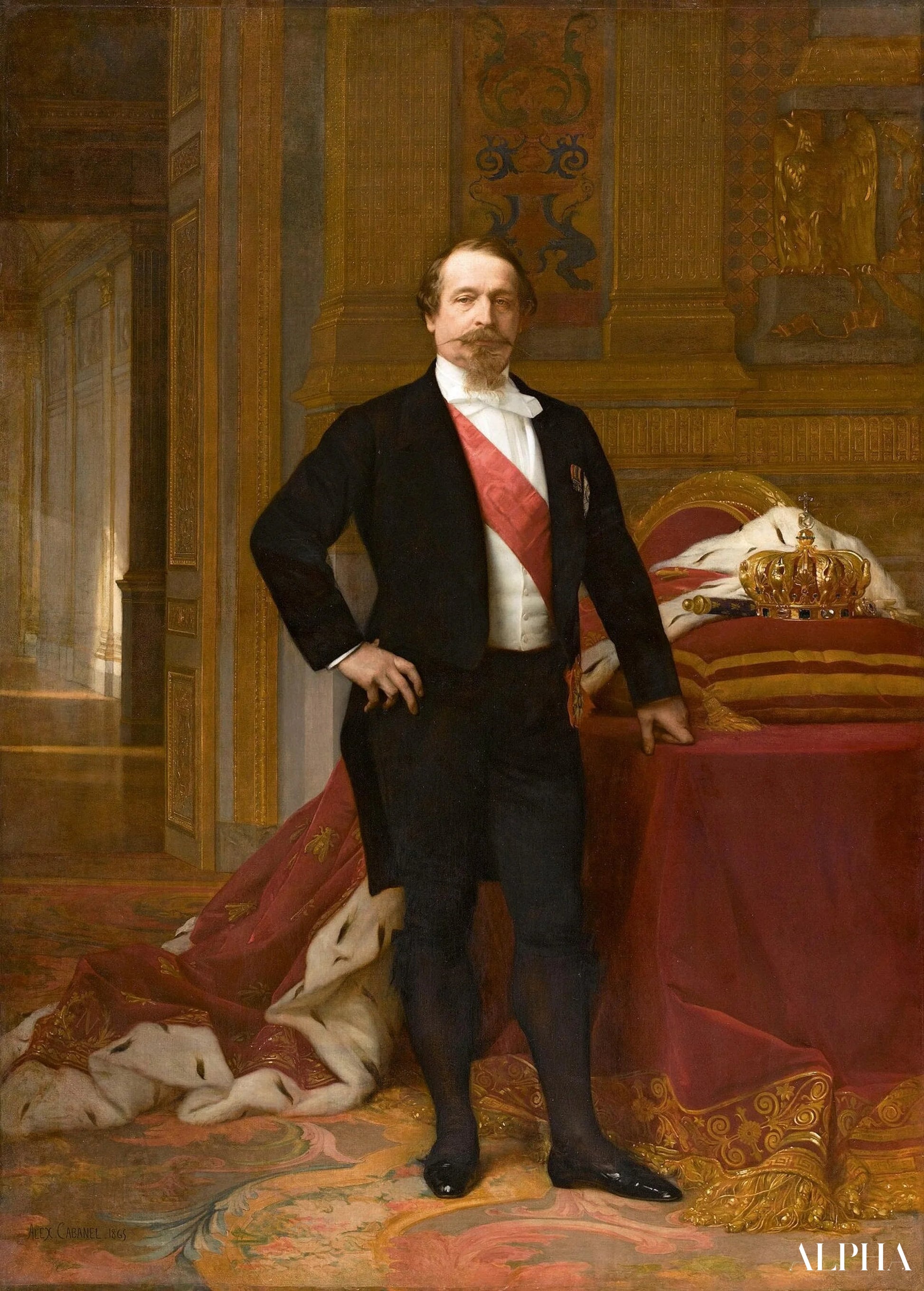 Portrait de Napoléon III - Alexandre Cabanel Reproductions de tableaux à la peinture à l’huile