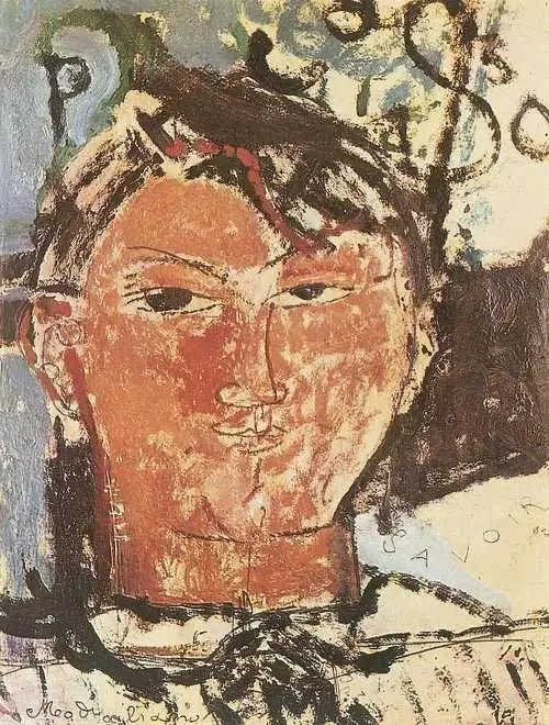 Portret van Pablo Picasso - Amedeo Modigliani