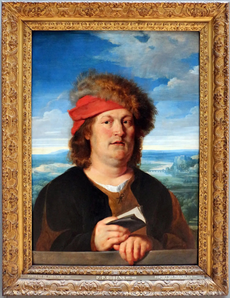 Portret van Paracelzus - Peter Paul Rubens