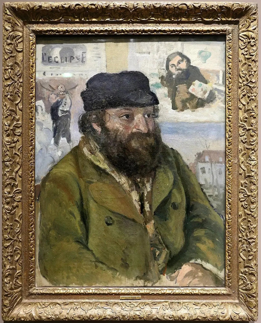 Portret van Paul Cézanne - Camille Pissarro