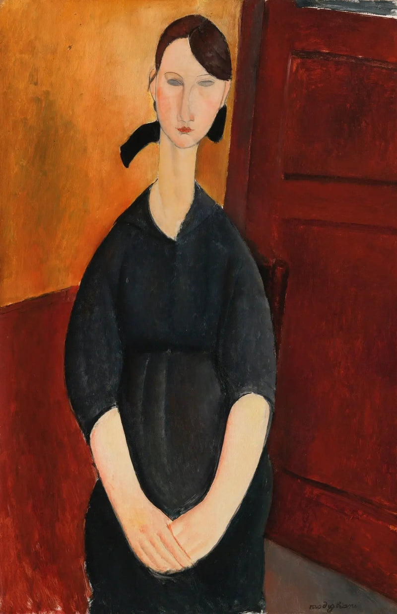 Portret van Paulette Jourdain - Amedeo Modigliani