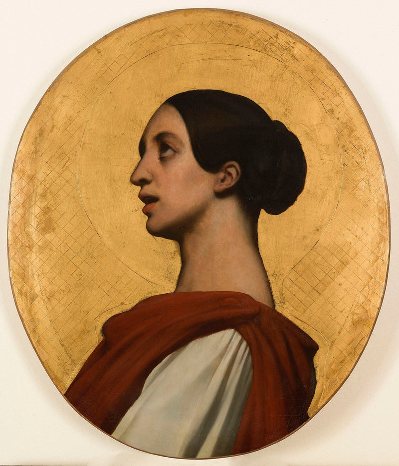 Portret van Pauline Viardot als Sint Cecilia - Ary Scheffer