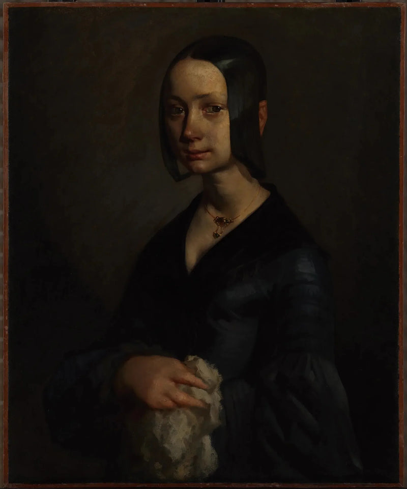 Portret van Pauline-Virginie Ono - Jean-François Millet