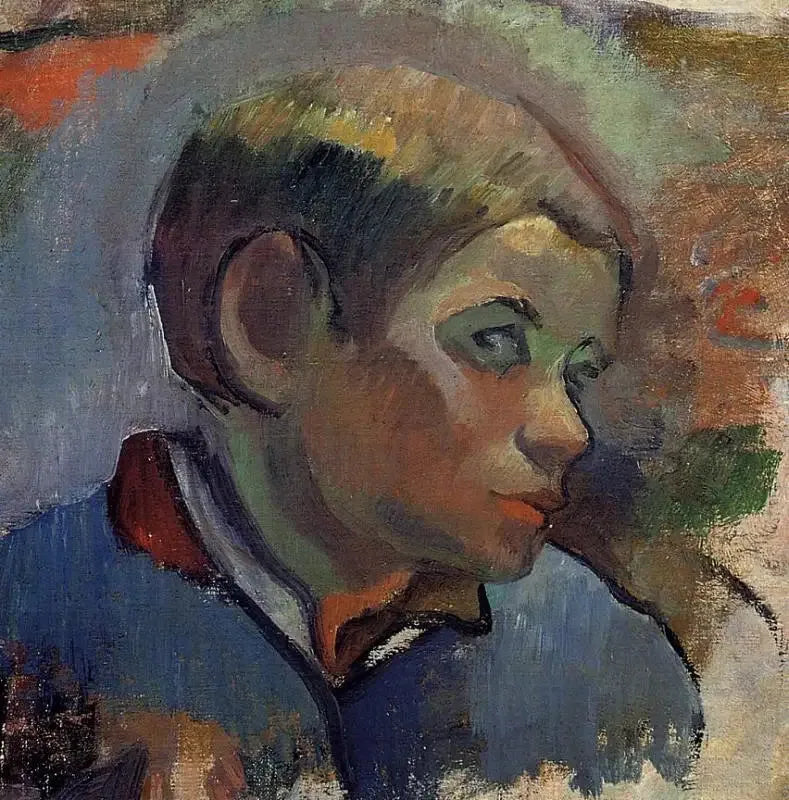Portret van een klein jongetje - Paul Gauguin
