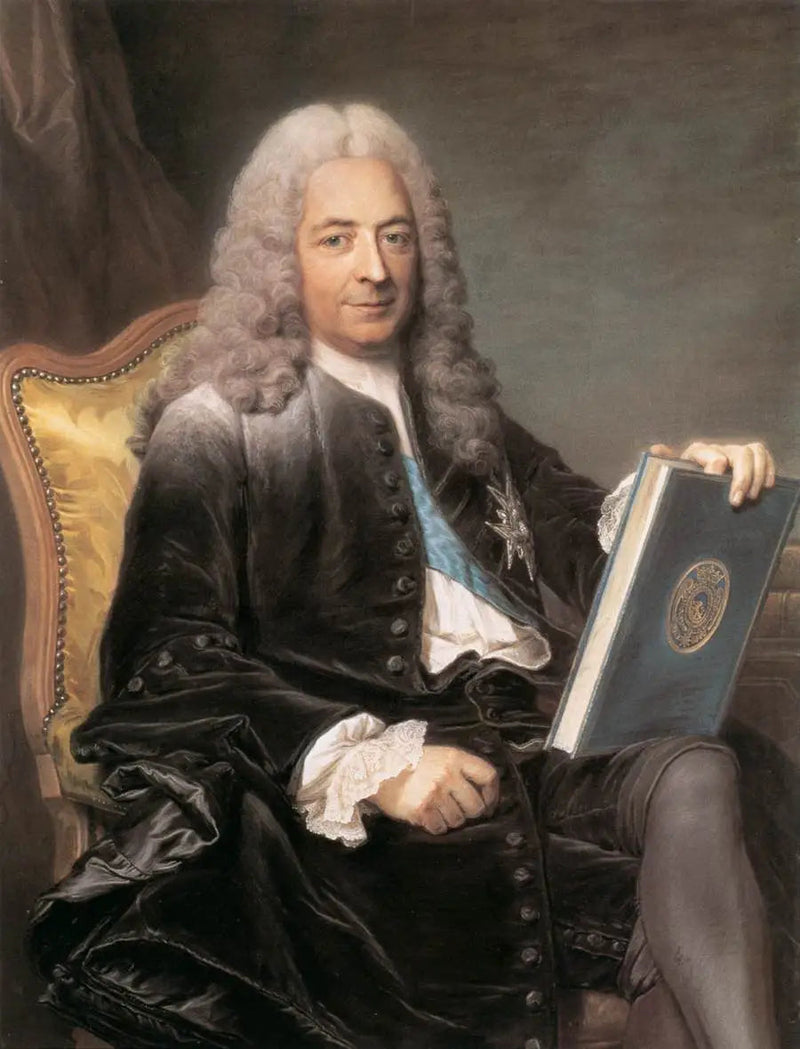 Portret van Philibert Orry (1689-1747) - Maurice-Quentin de La Tour
