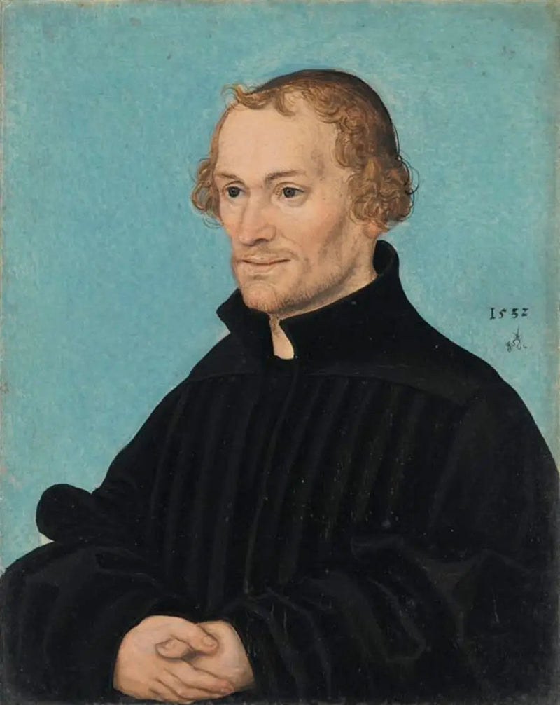 Portret van Philipp Melanchthon - Lucas Cranach de Oudere