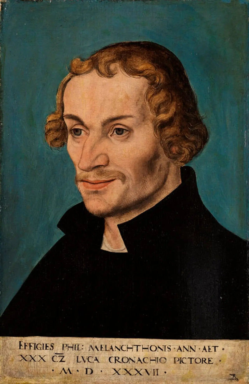 Portret van Philipp Melanchthon - Lucas Cranach de Oudere