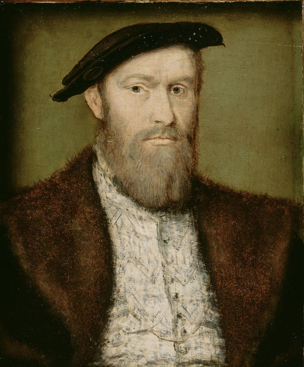Portrait de Philippe Chabot, amiral de Brion - Corneille de Lyon image 1 reproduction de peinture à l’huile