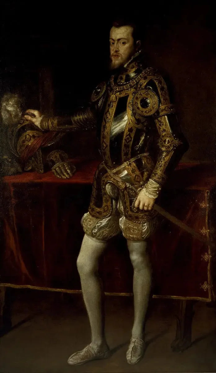 Portret van Filips II van Spanje - Peter Paul Rubens