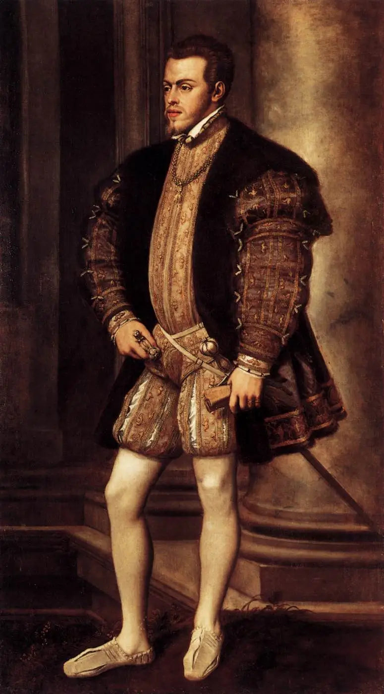 Portret van Filips II van Spanje - Titian