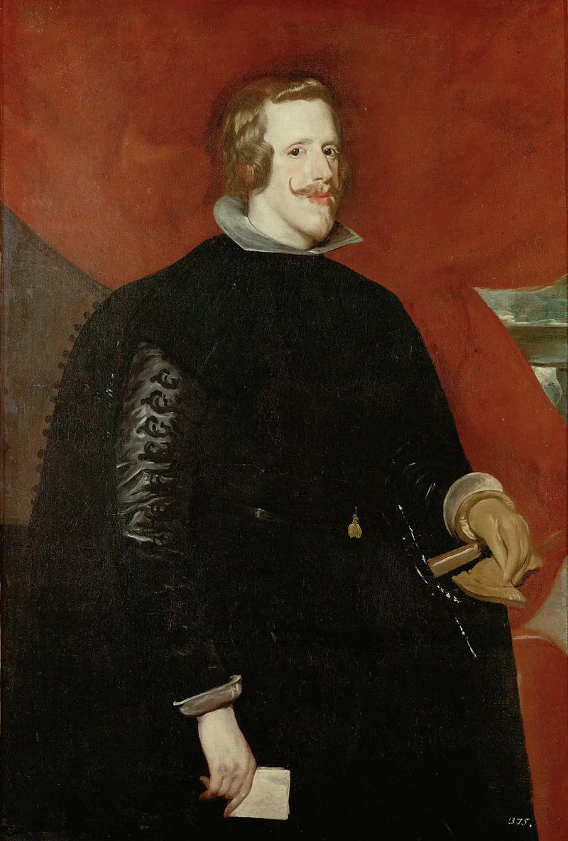 Portret van Filips IV van Spanje, in drie kwart - Diego Velázquez