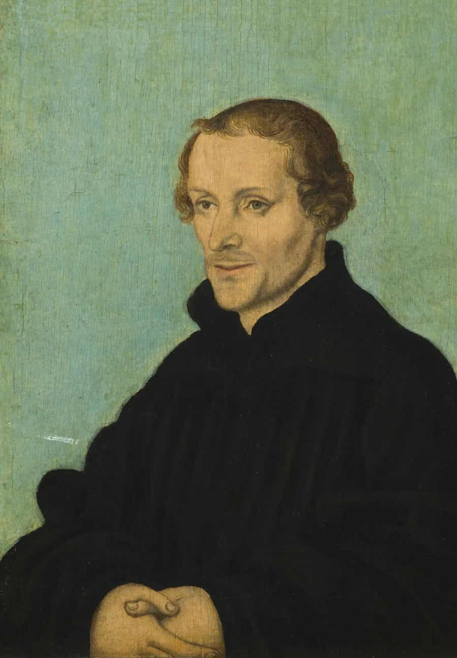 Portret van Philipp Melanchthon - Lucas Cranach de Oudere