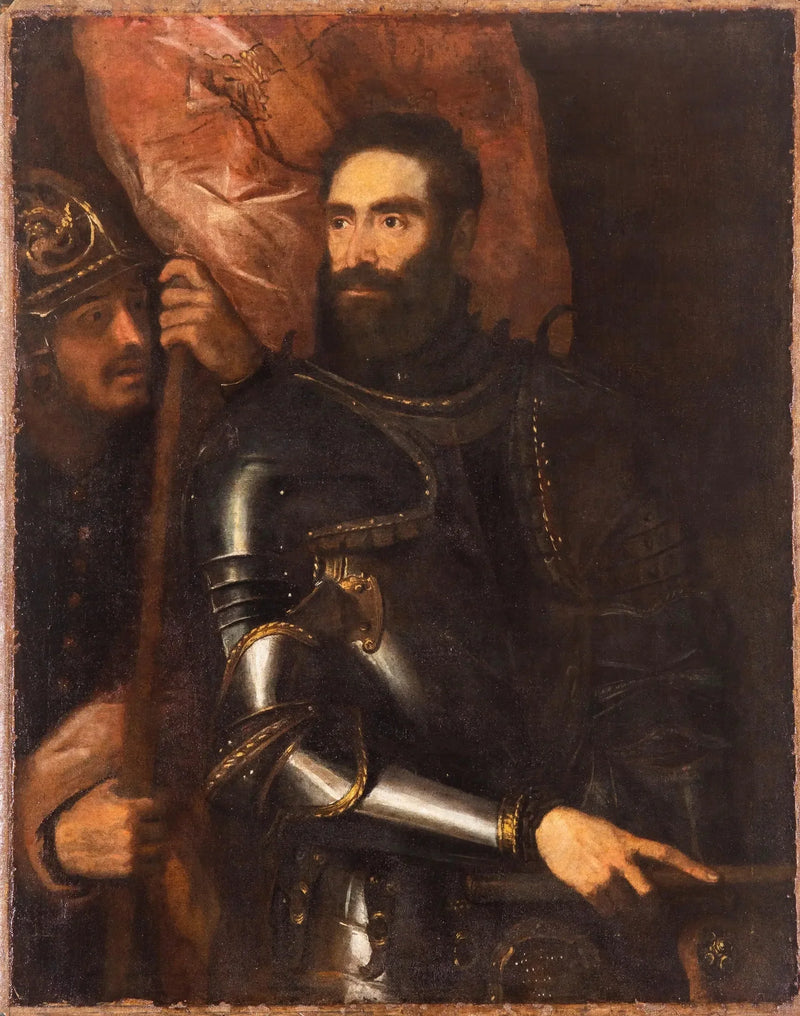 Portret van Pier Luigi Farnèse - Titian