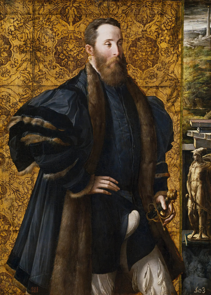 Portret van Pier Maria Rossi de San Secondo - Parmigianino
