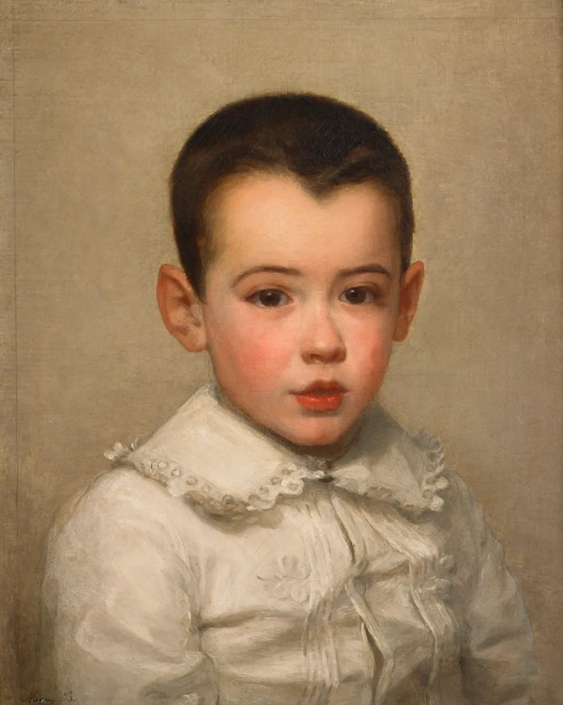 Portret van Pierre Bracquemond als kind - Marie Bracquemond