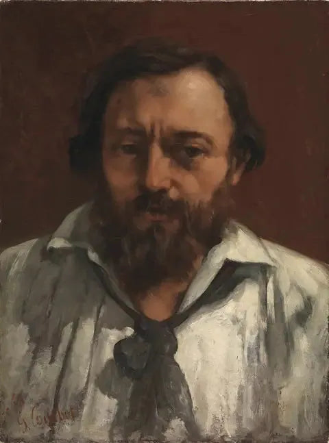 Portret van Pierre Dupont - Gustave Courbet