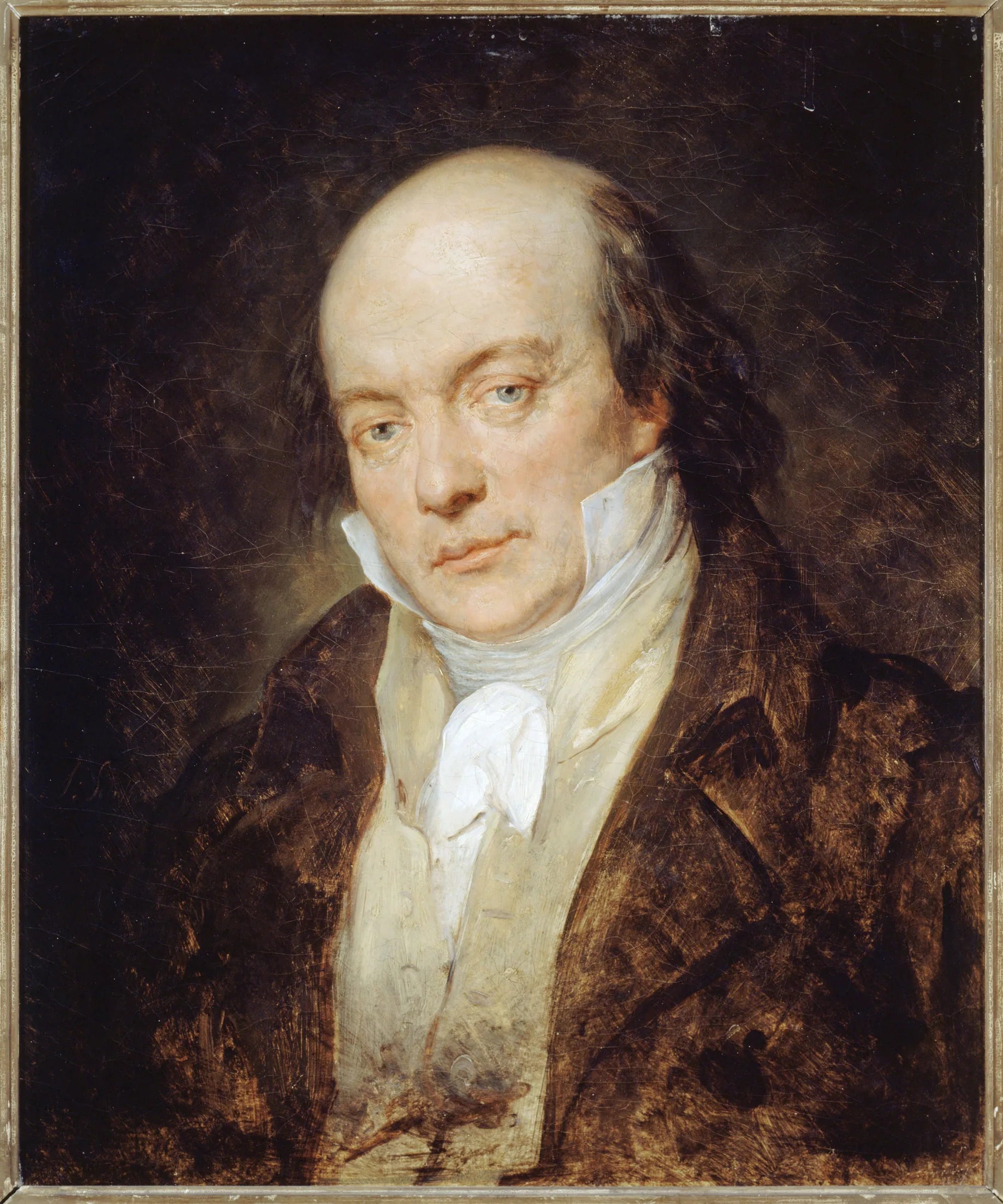 Portrait de Pierre-Jean de Béranger - Ary Scheffer image 1 reproduction d’œuvre d’art à l’huile
