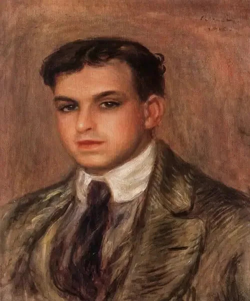 Portret van Pierre Renoir, de zoon van de kunstenaar. - Pierre-Auguste Renoir