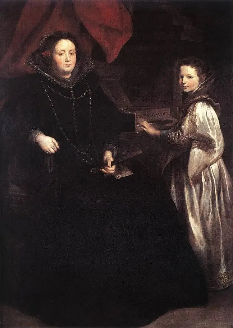 Portret van Porzia Imperial en haar dochter Maria Francesca - Antoine van Dyck

Source:
Portrait de Porzia Impériale et de sa fille Maria Francesca - Antoine van Dyck