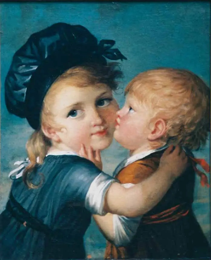 Portret van Prosper en Denys Benoist, zonen van de kunstenaar - Marie-Guillemine Benoist