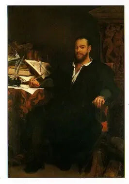 Portret van Rabelais - Eugène Delacroix