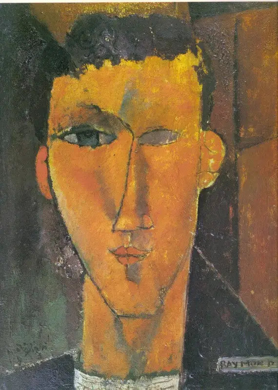 Portret van Raymond - Amedeo Modigliani