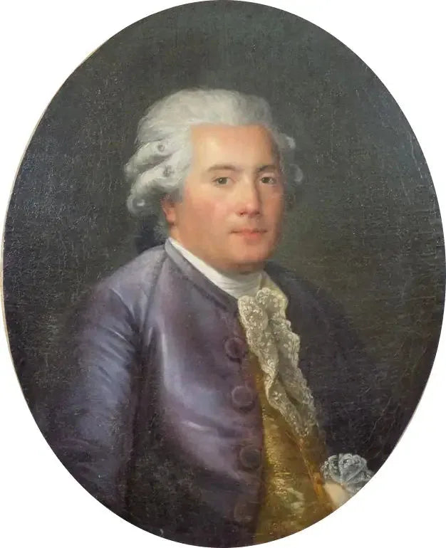 Portret van René Delaville-Leroulx, vader van de kunstenaar - Marie-Guillemine Benoist
