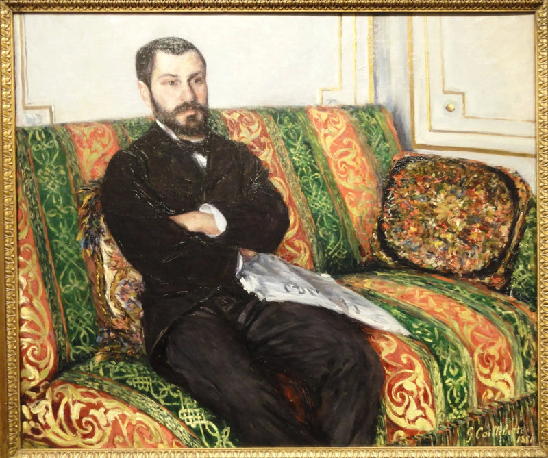Portret van Richard Gallo - Gustave Caillebotte