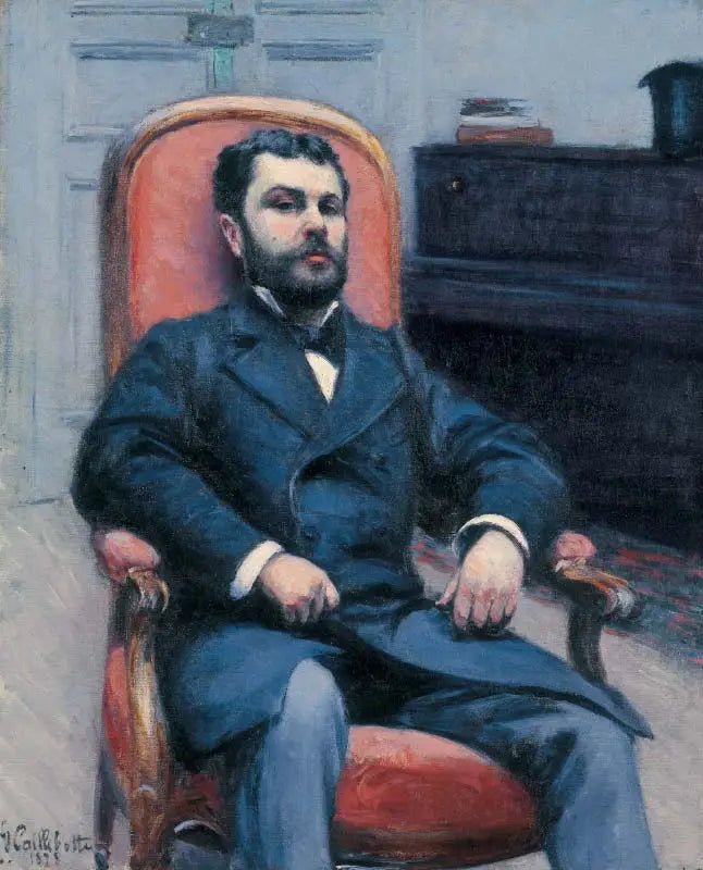 Portret van Richard Gallo - Gustave Caillebotte