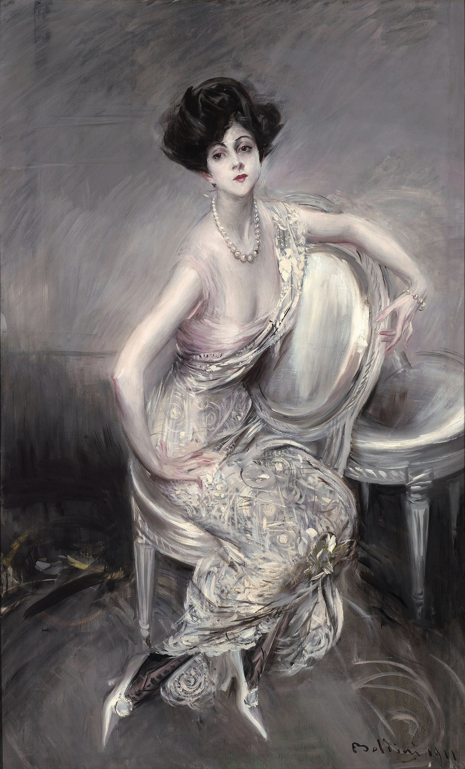 Portrait de Rita de Acosta Lydig assise - Giovanni Boldini - Alpha Reproduction