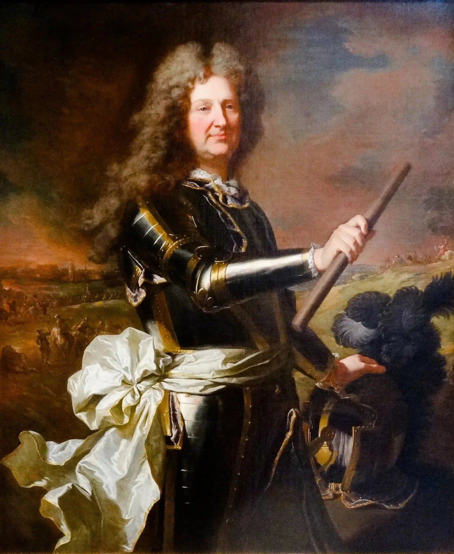 Portret van Robert Jean Antoine de Franquetot, graaf van Coigny - Hyacinthe Rigaud
