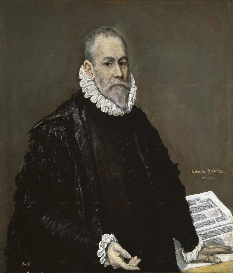Portret van Rodrigo de la Fuente - El Greco