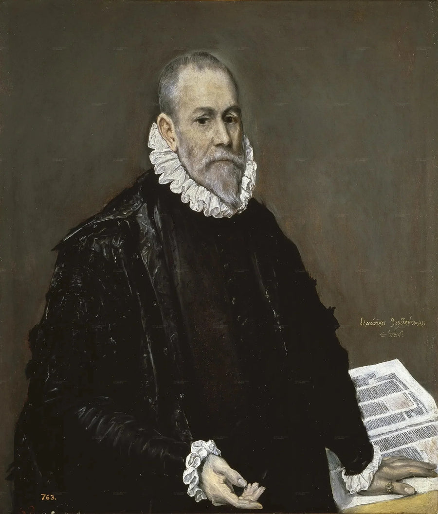 Portret van Rodrigo de la Fuente - El Greco