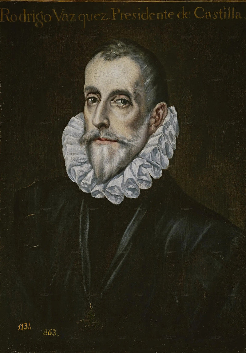 Portret van Rodrigo Vázquez de Arce - El Greco