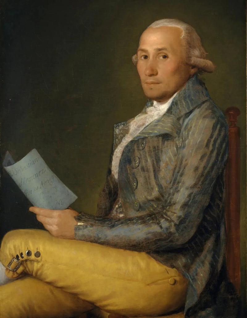 Portret van Sebastián Martínez y Pérez - Francisco de Goya