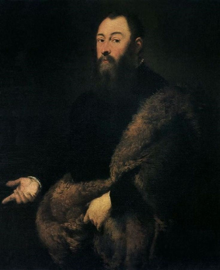Portret van Sigismund II Augustus (1520–1572) - Jacopo Tintoretto