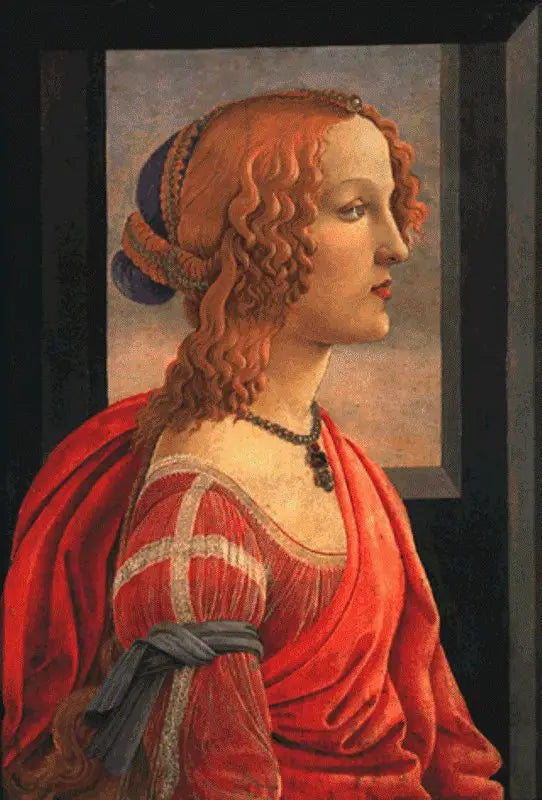Portret van Simonetta Vespucci - Sandro Botticelli