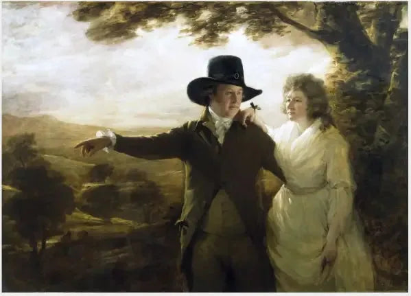 Portret van Sir John en Lady Clerk van Penicuik - Henry Raeburn
