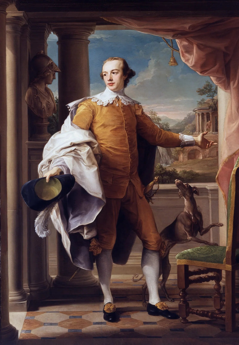 Portret van Sir Wyndham Knatchbull-Wyndham - Pompeo Batoni