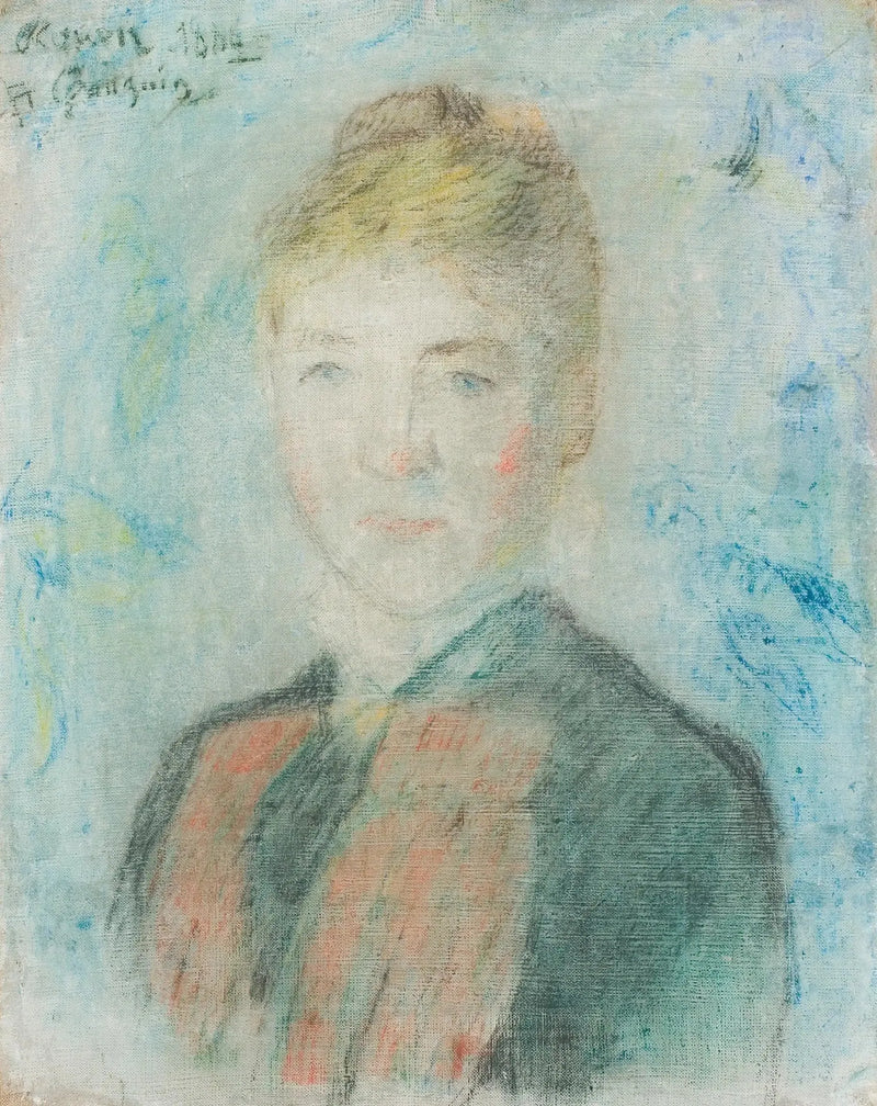 Portret van Sophie Margrethe Manthey - Paul Gauguin