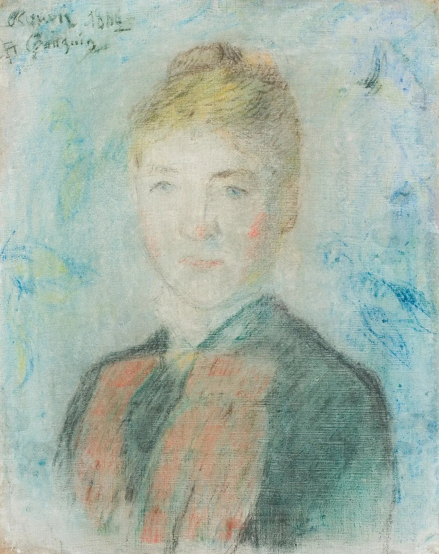 Portret van Sophie Margrethe Manthey - Paul Gauguin
