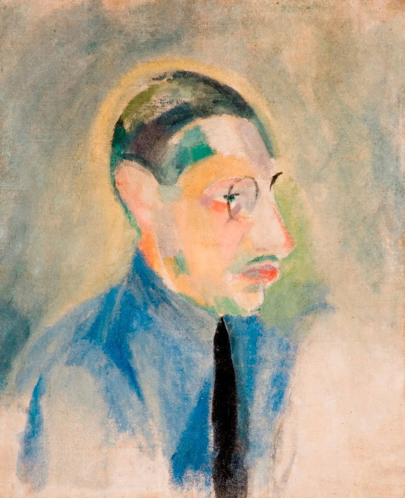 Portret van Stravinsky - Robert Delaunay