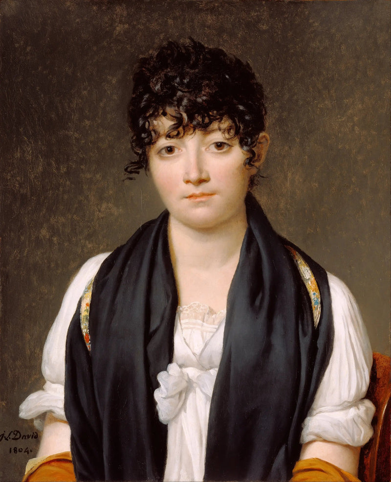 Portret van Suzanne Le Peletier de Saint-Fargeau - Jacques-Louis David