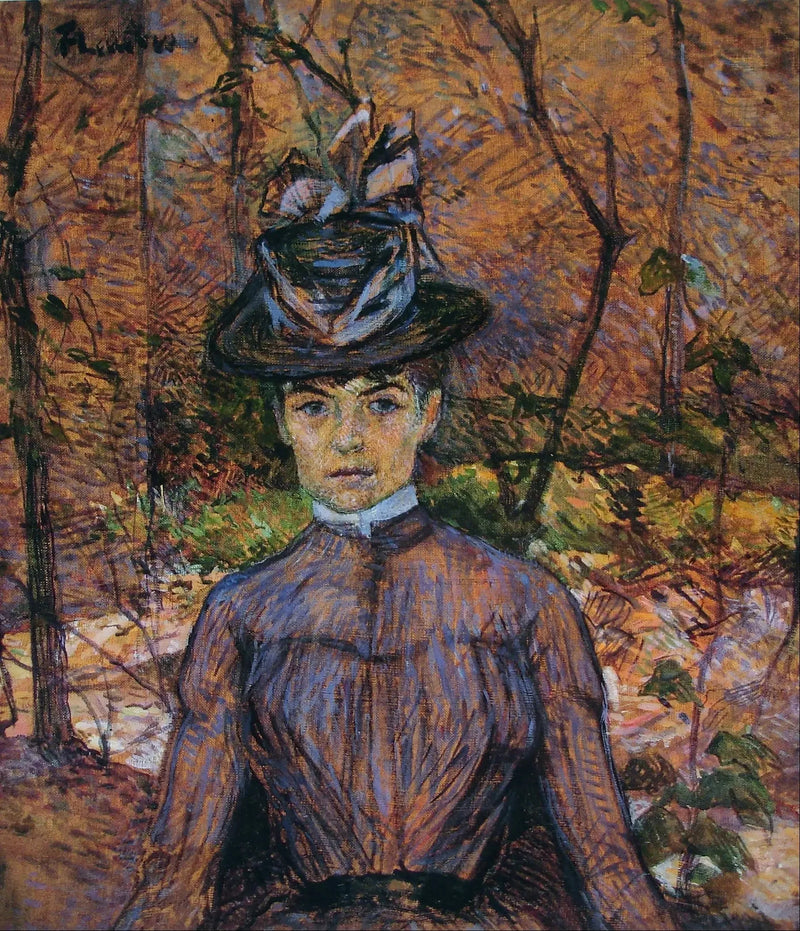 Portret van Suzanne Valadon - Henri de Toulouse-Lautrec