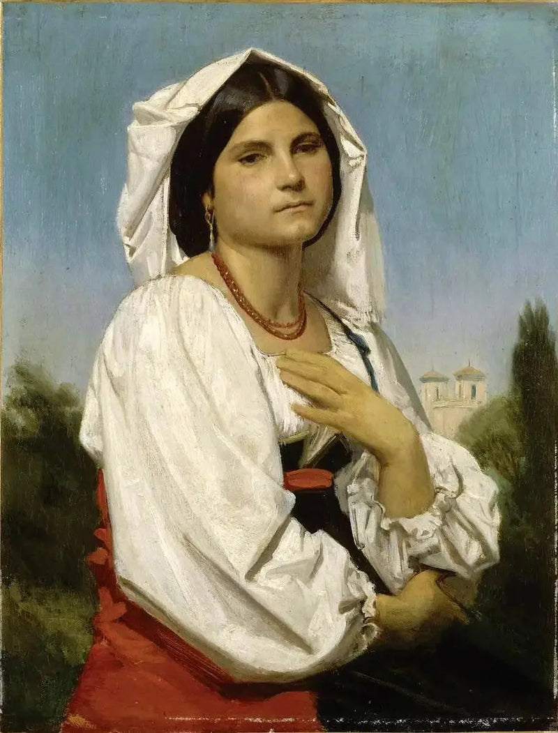 Portret van Thérésa - Bouguereau