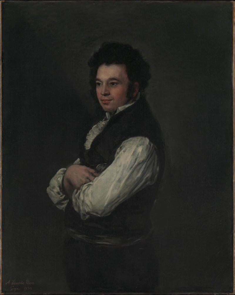 Portret van Tiburcio Pérez y Cuervo, de architect - Francisco de Goya