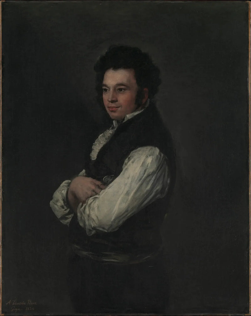 Portret van Tiburcio Pérez y Cuervo, de architect - Francisco de Goya